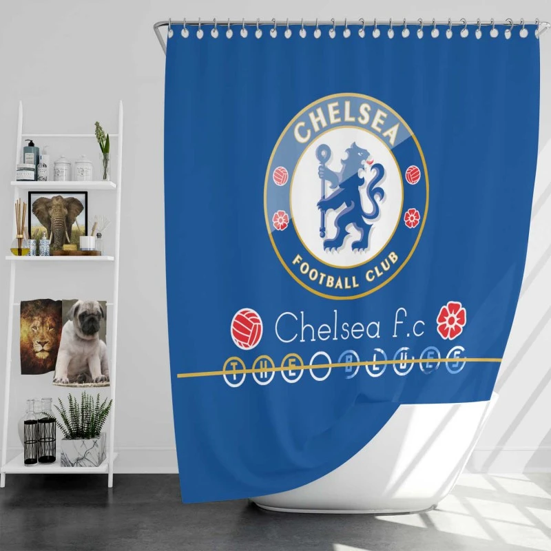 Chelsea Fc Football Club Shower Curtain