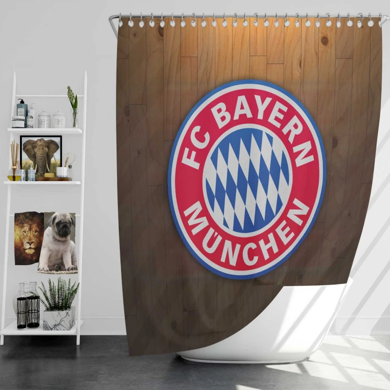 Fc Bayern Munich Soccer Club Shower Curtain