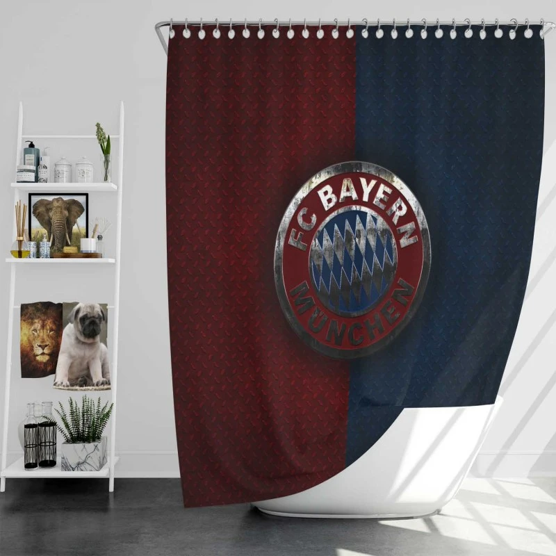 Fc Bayern Munich Strong Football Club Shower Curtain