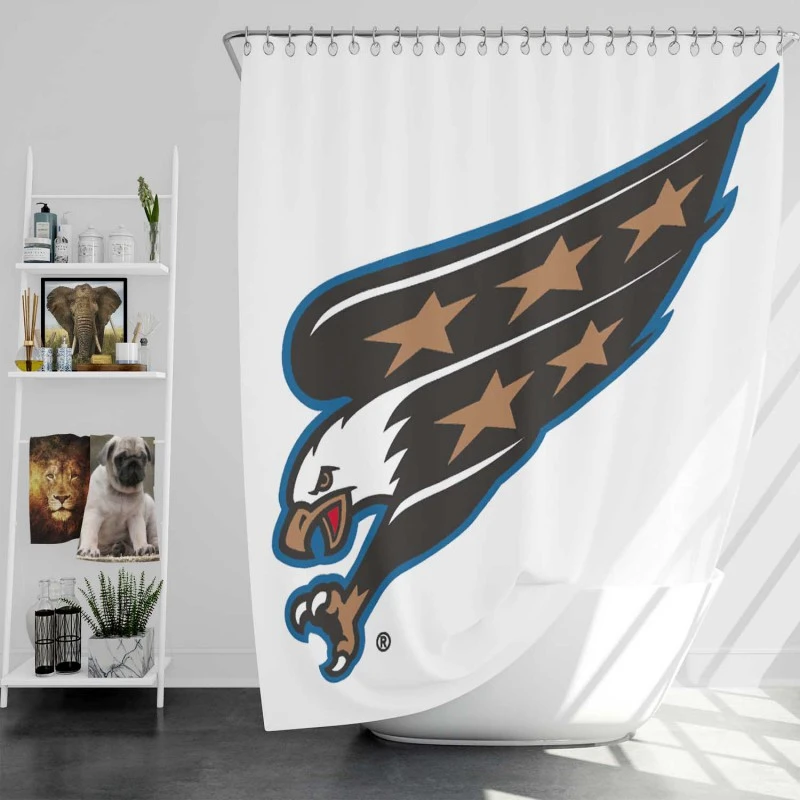 Energetic Hockey Club Washington Capitals Shower Curtain
