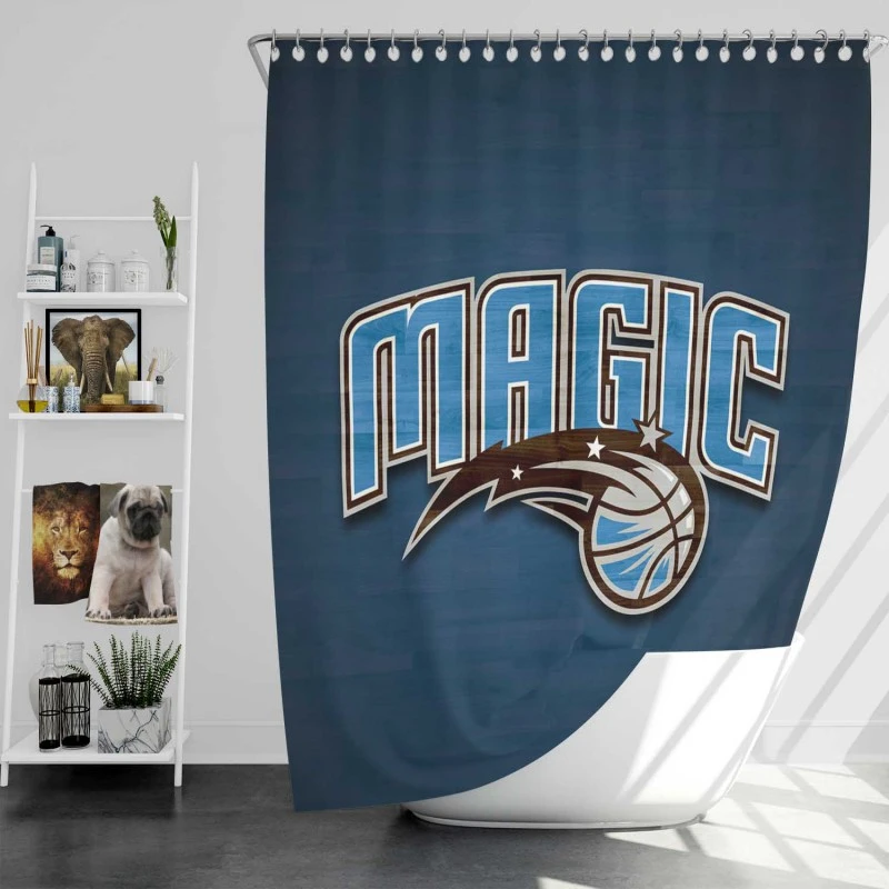 Orlando Magic Exciting American Nba Team Shower Curtain