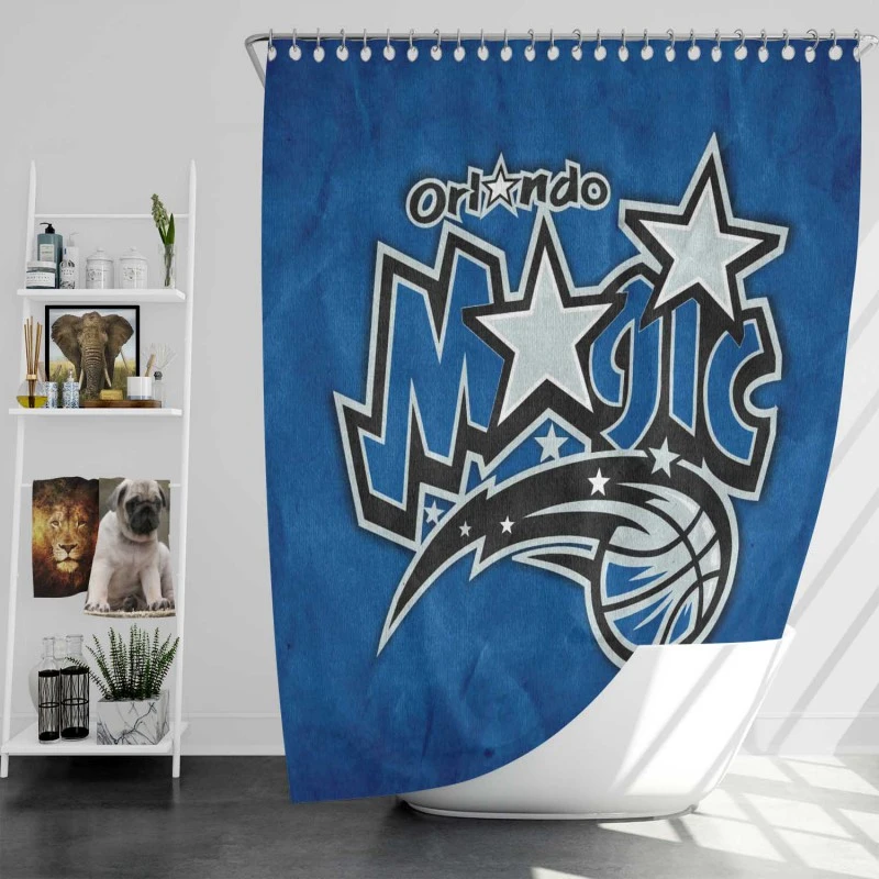 Popular Nba Basketball Club Orlando Magic Shower Curtain