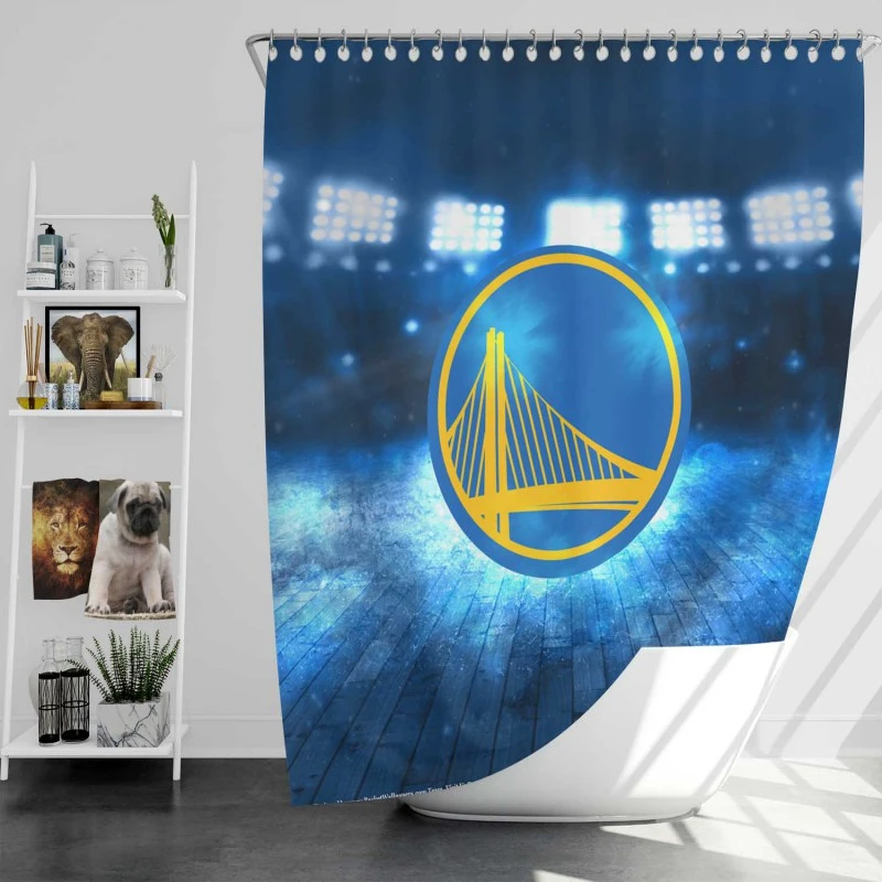 Excellent Nba Basketball Team Golden State Warriors Shower Curtain