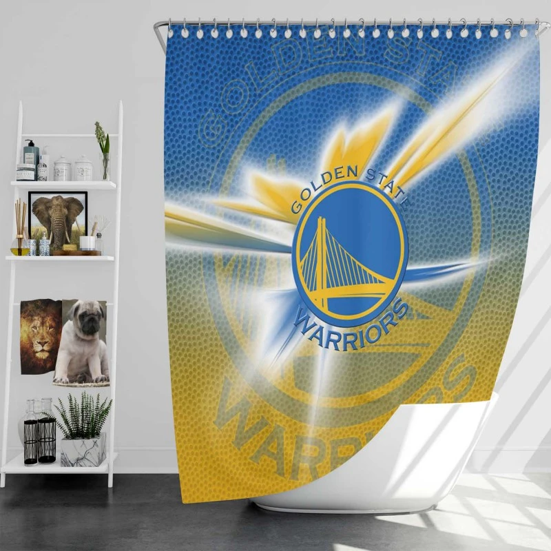 Golden State Warriors Nba Top Ranked Basketball Club Shower Curtain