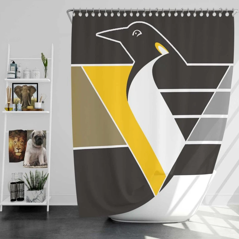 Pittsburgh Penguins Nhl Stanley Cup Shower Curtain