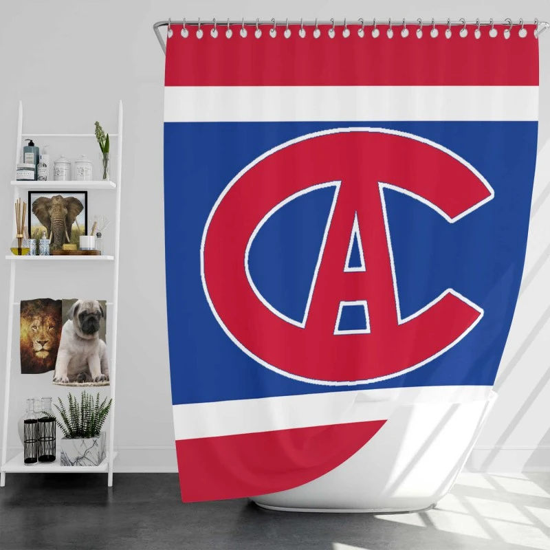 Excellent Nhl Hockey Team Montreal Canadiens Shower Curtain