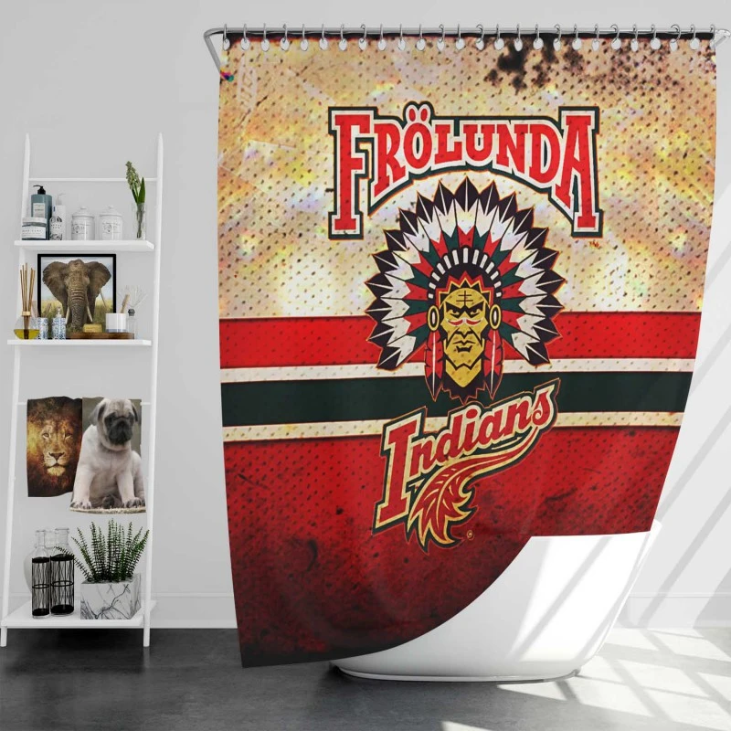 Fhc Torn Jersey Golden 2018 Shower Curtain