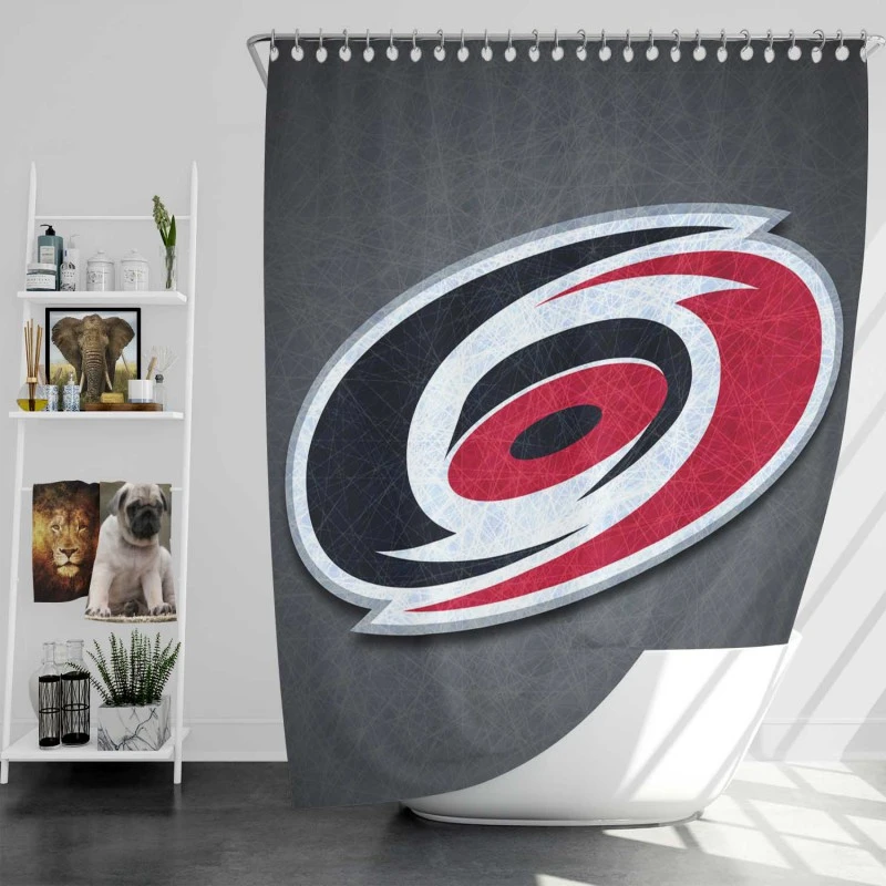 Carolina Hurricanes Excellent Nhl Hockey Club Shower Curtain