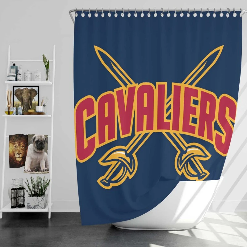 Cleveland Cavaliers Excellent Nba Basketball Team Shower Curtain