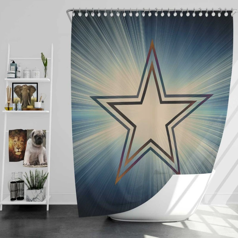 Dallas Cowboys Popular Nfl Football Team Shower Curtain