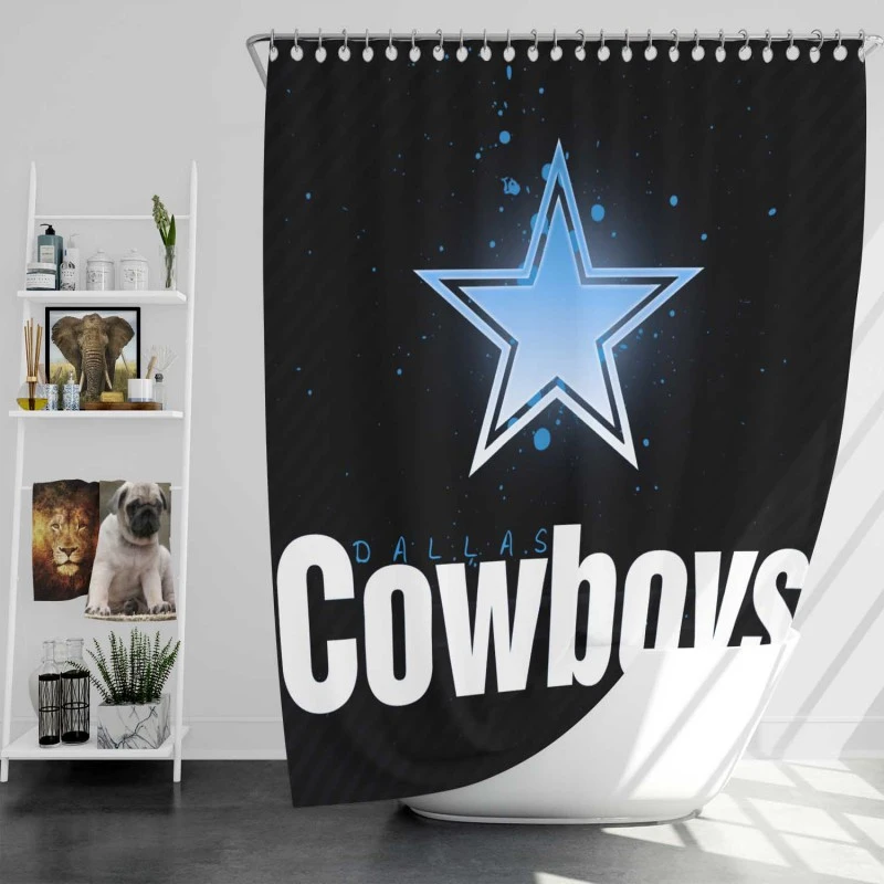 Classic Nfl Football Team Dallas Cowboys Shower Curtain