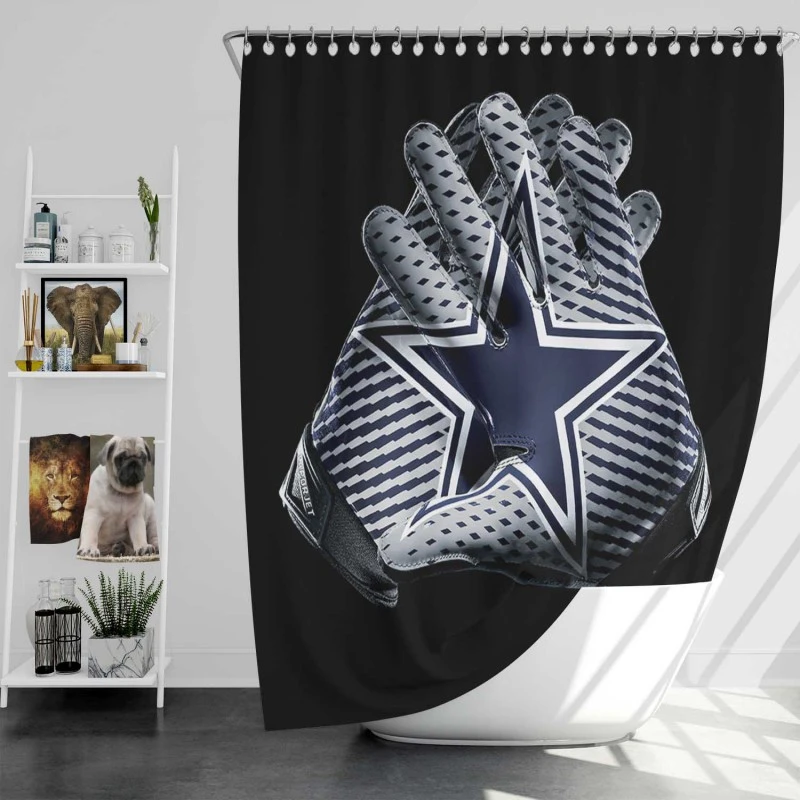 Excellent Nfl Football Team Dallas Cowboys Shower Curtain