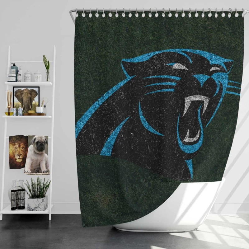 Carolina Panthers Top Ranked Nfl Football Club Shower Curtain