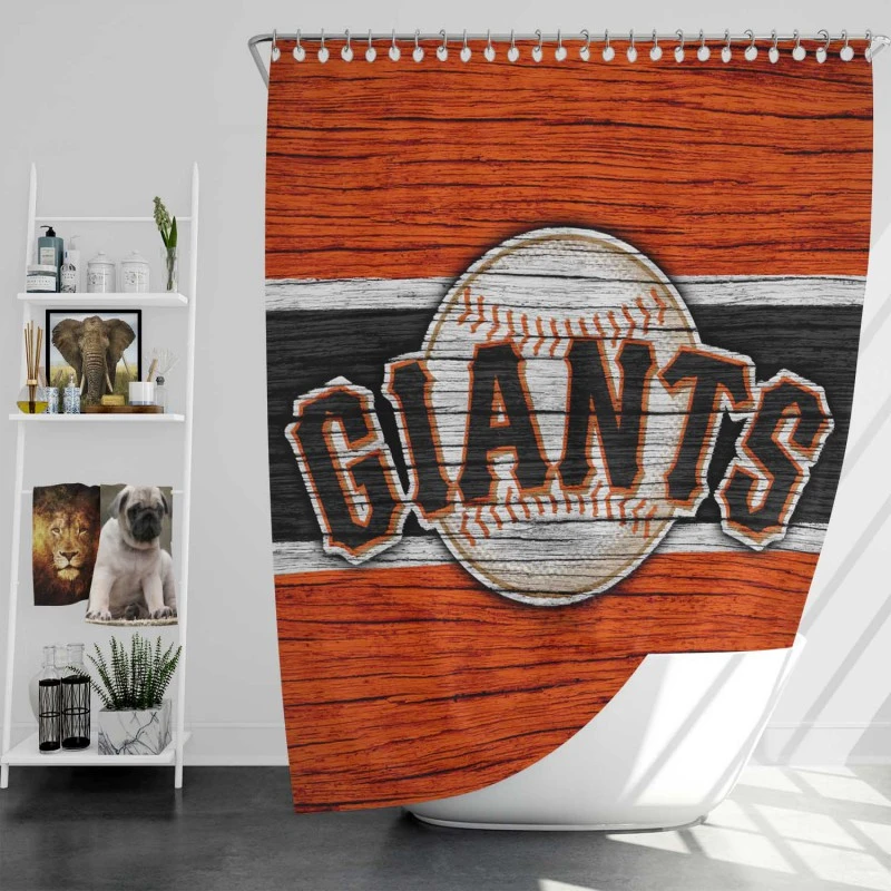 San Francisco Giants Mlb Shower Curtain