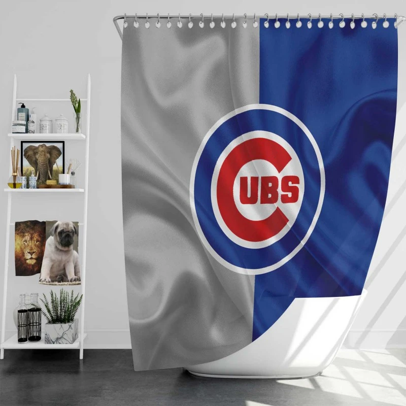 Chicago Cubs Top Ranked Mlb Baseball Team Shower Curtain