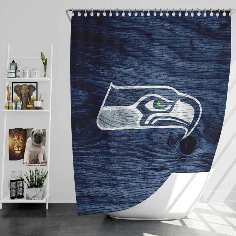 Popular Nfl Team Seattle Seahawks Shower Curtain