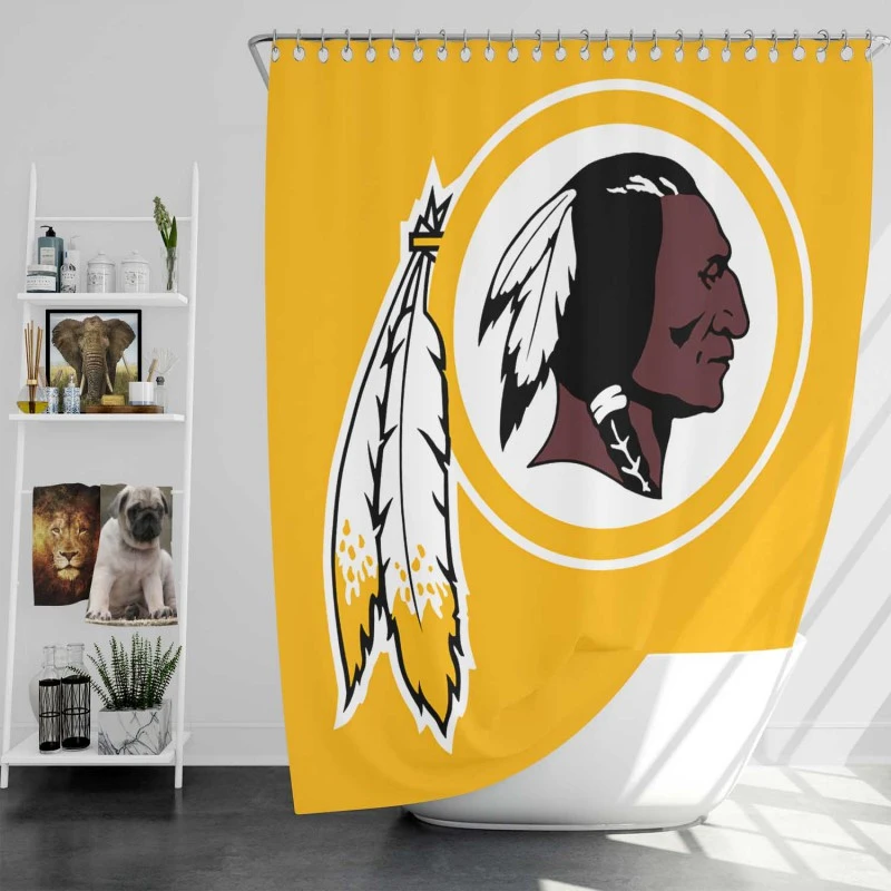 Professional Nfl Club Washington Redskins Shower Curtain