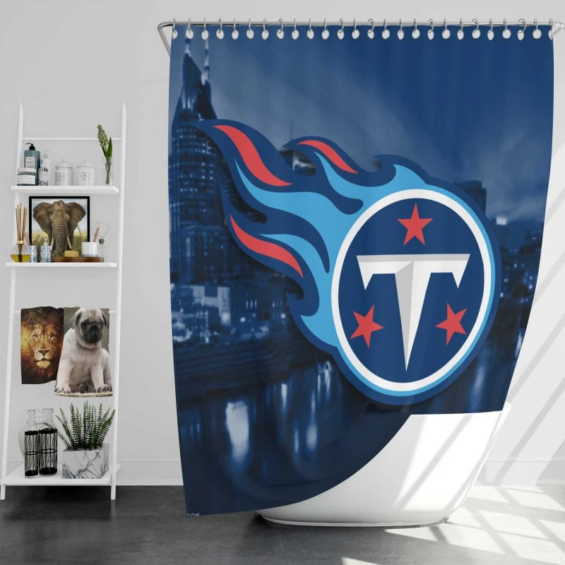 Tennessee Titans Exellelant Nfl Club Shower Curtain