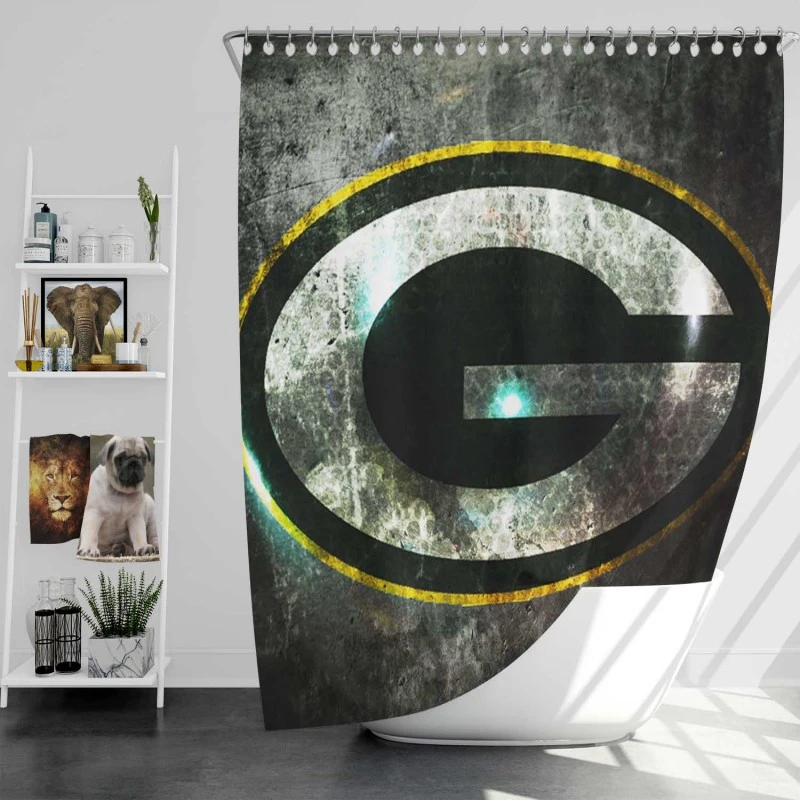Green Bay Packers Exellelant Nfl Football Club Shower Curtain