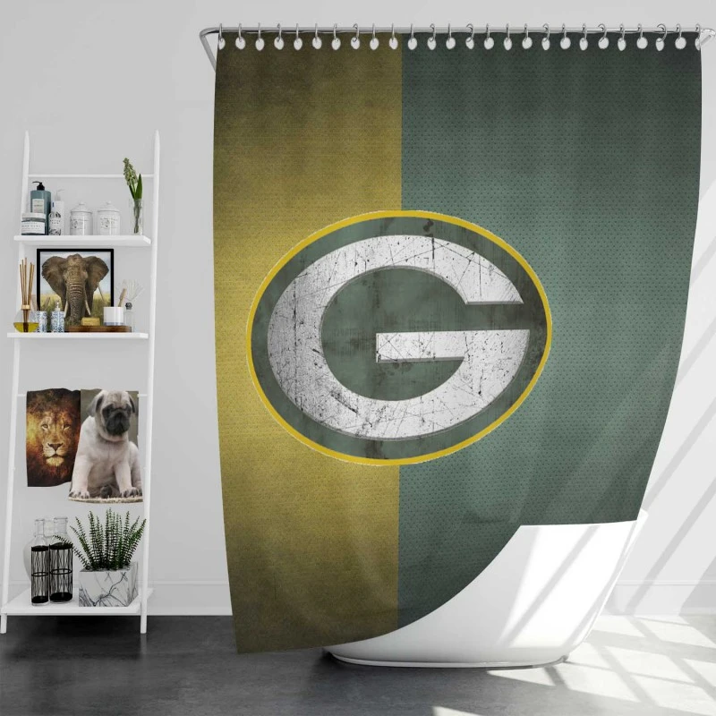 Green Bay Packers Nfl Football Club Shower Curtain