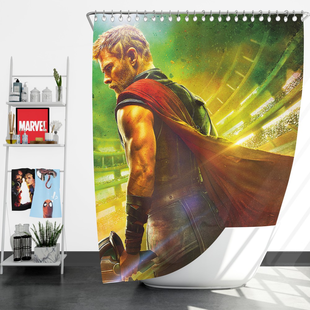 Thor Ragnarok Chris Hemsworth Shower Curtain