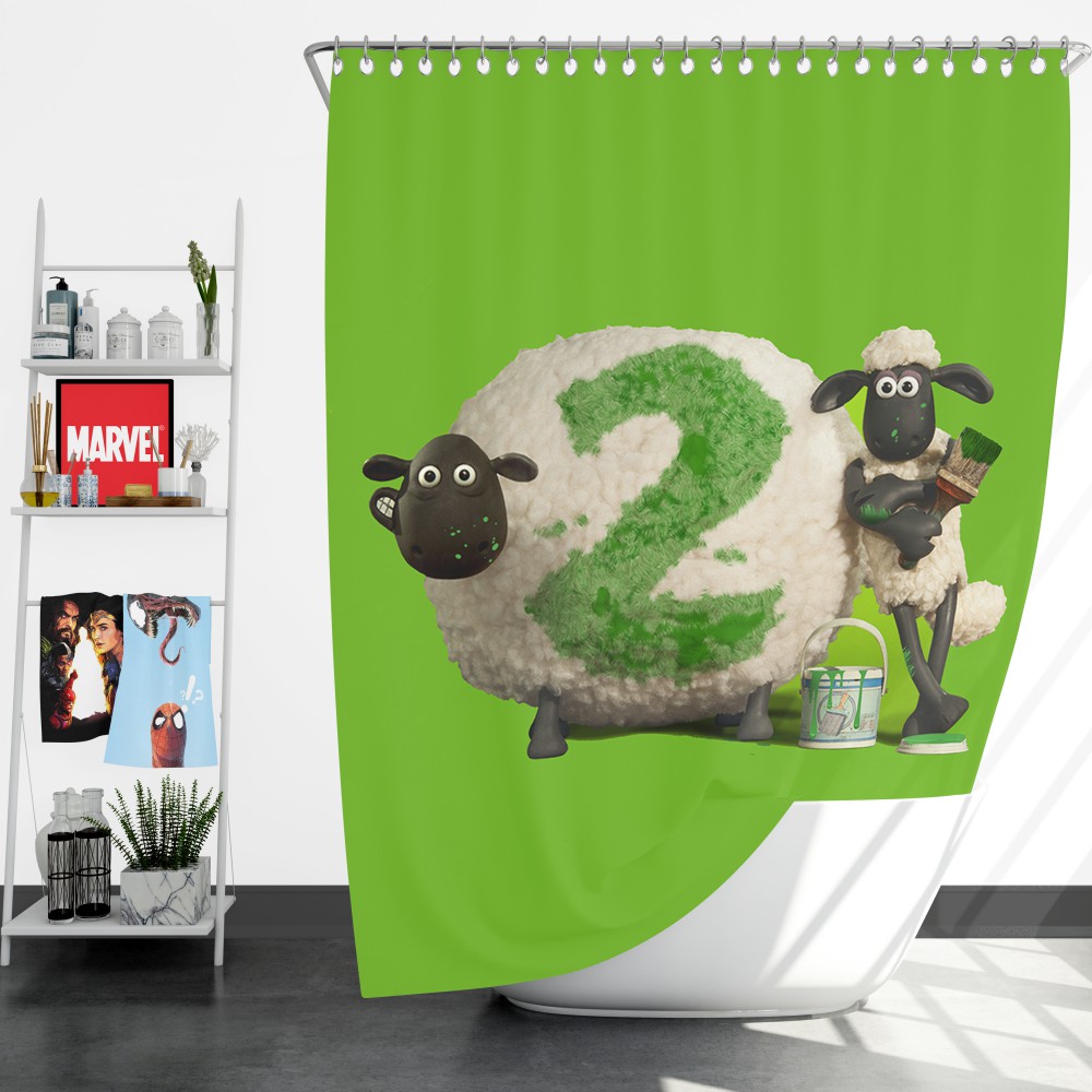 Shaun The Sheep Movie Shower Curtain