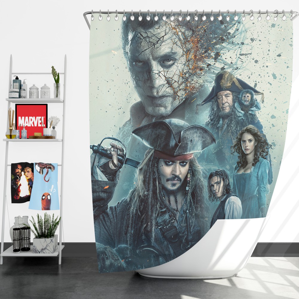 Pirates Of The Caribbean Salazar Revenge Shower Curtain