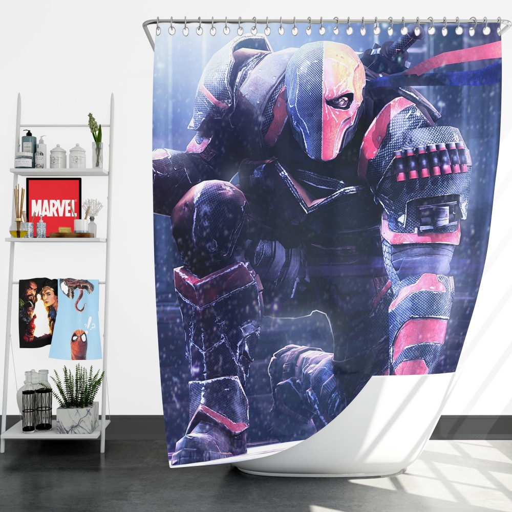 Dc Comics Deathstroke Shower Curtain