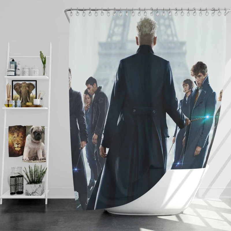Fantastic Beasts The Crimes Of Grindelwald Movie Bath Shower Curtain