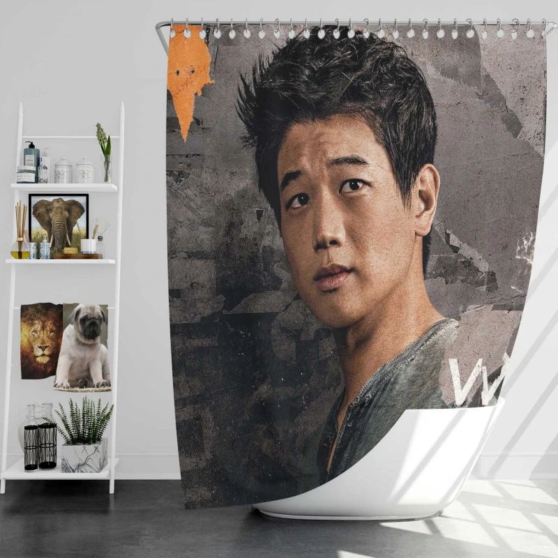 Maze Runner The Death Cure Movie Ki Hong Lee Bath Shower Curtain