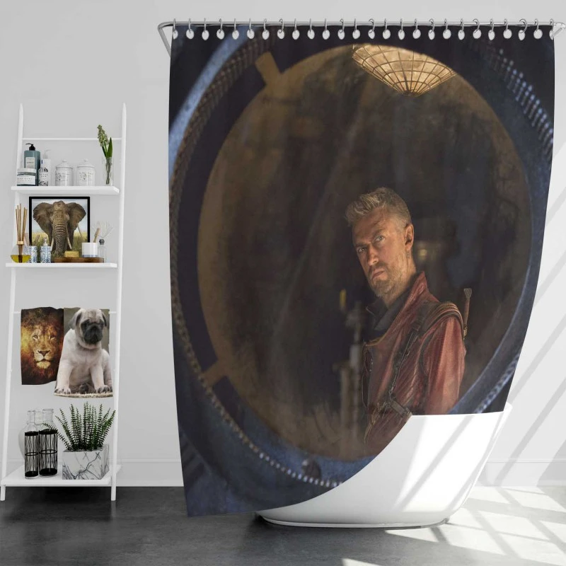Guardians Of The Galaxy Vol 2 Movie Sean Gunn Bath Shower Curtain