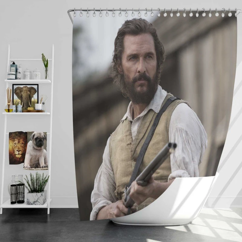 The Free State Of Jones Movie Matthew Mcconaughey Bath Shower Curtain