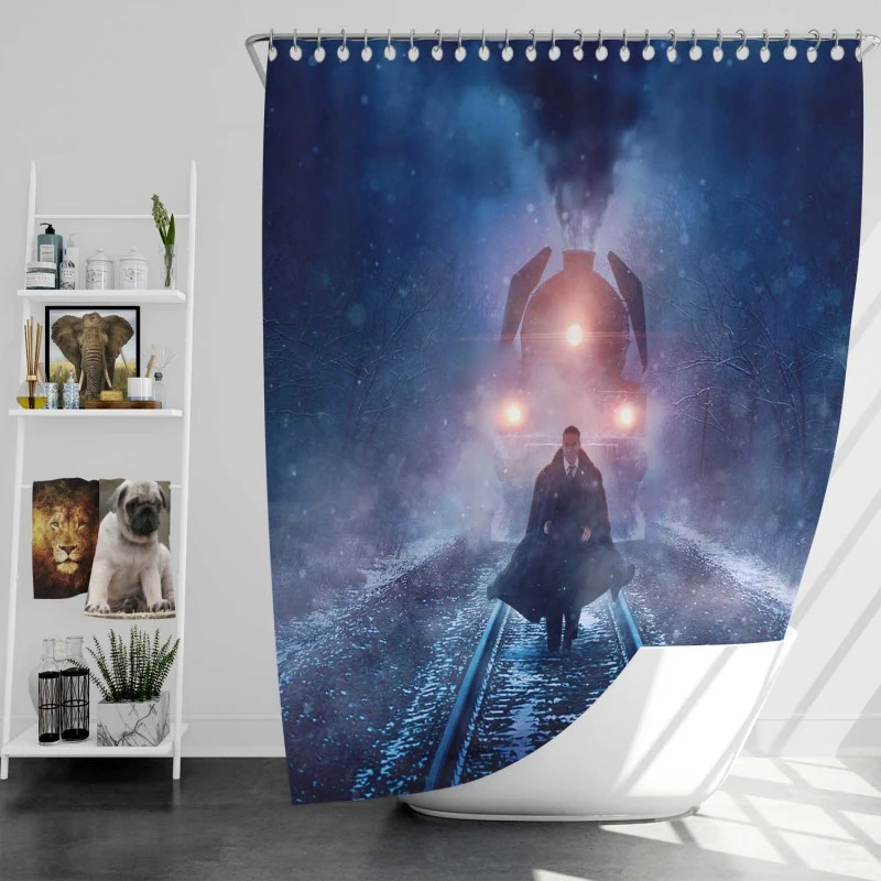 Murder On The Orient Express Movie Bath Shower Curtain