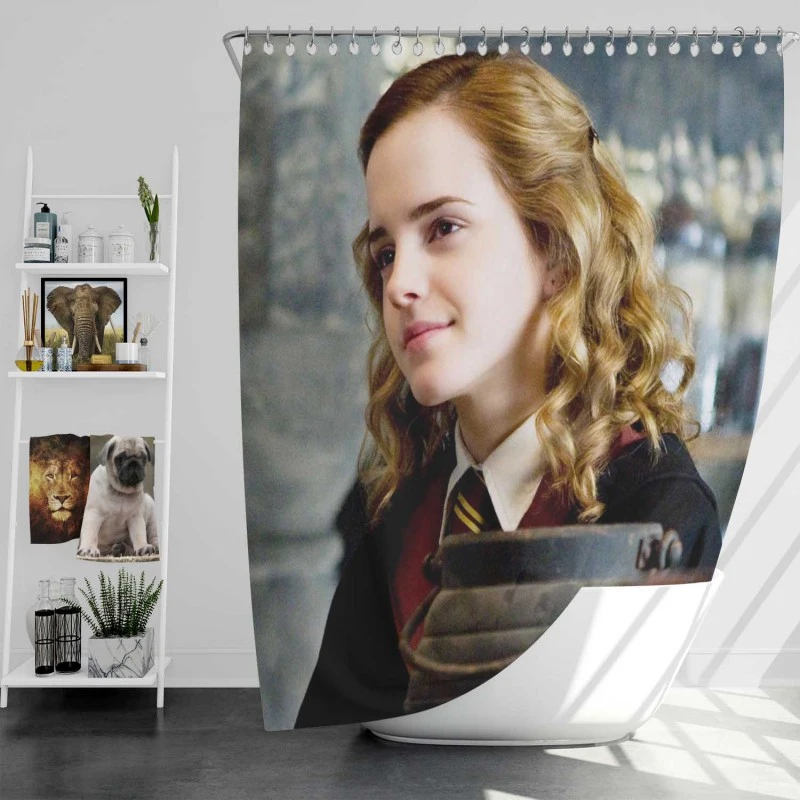 Harry Potter And The Half-Blood Prince Movie Emma Watson Hermione Granger Bath Shower Curtain