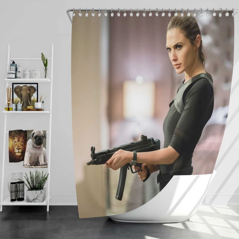 Gal Gadot Movie Keeping Up With The Joneses Bath Shower Curtain