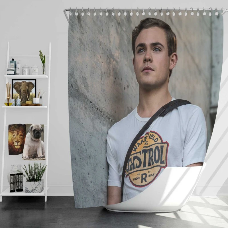 Power Rangers Movie Jason Lee Scott Bath Shower Curtain