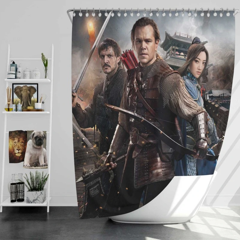 The Great Wall Movie Matt Damon Bath Shower Curtain