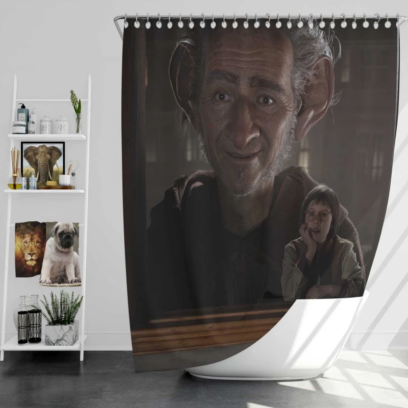 The Bfg Movie Bath Shower Curtain