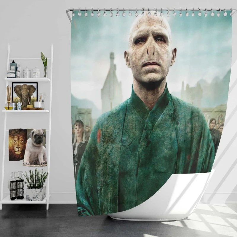 Harry Potter And The Deathly Hallows Part 2 Movie Bath Shower Curtain