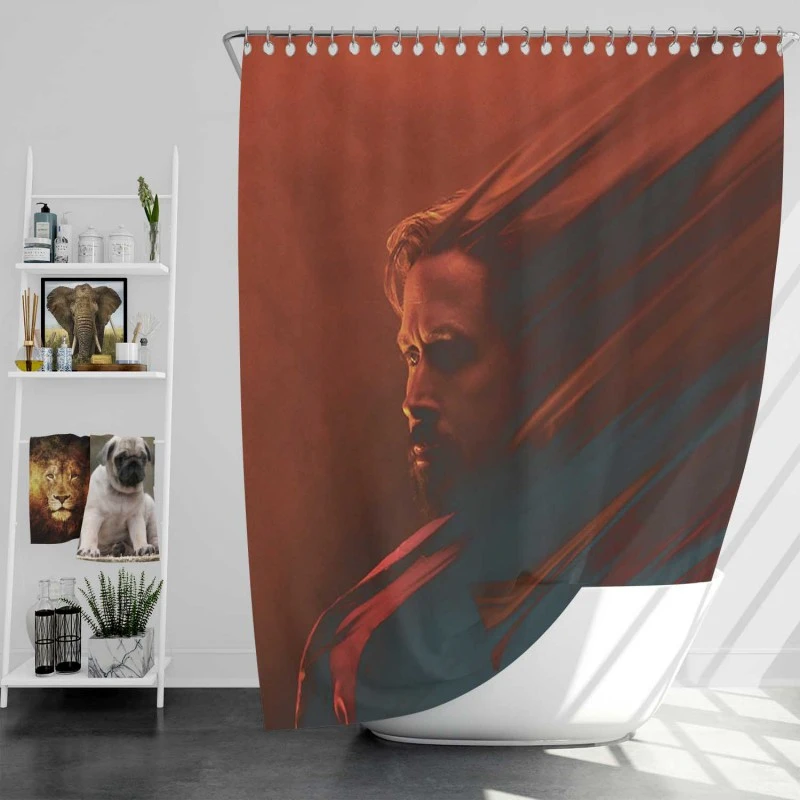 The Gray Man Movie Bath Shower Curtain