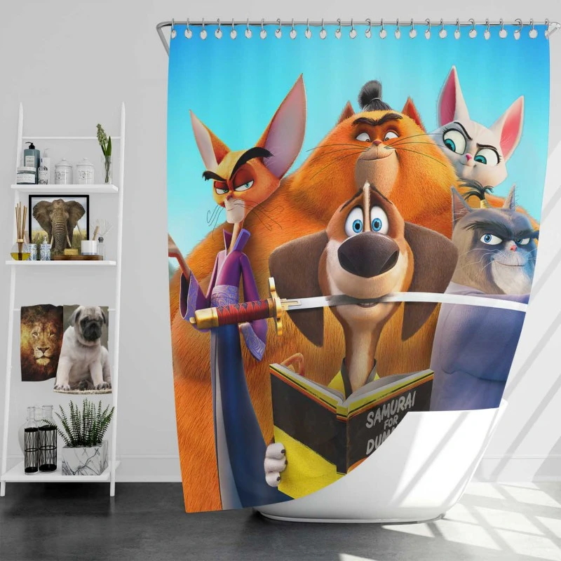 Paws Of Fury The Legend Of Hank Kids Bath Shower Curtain