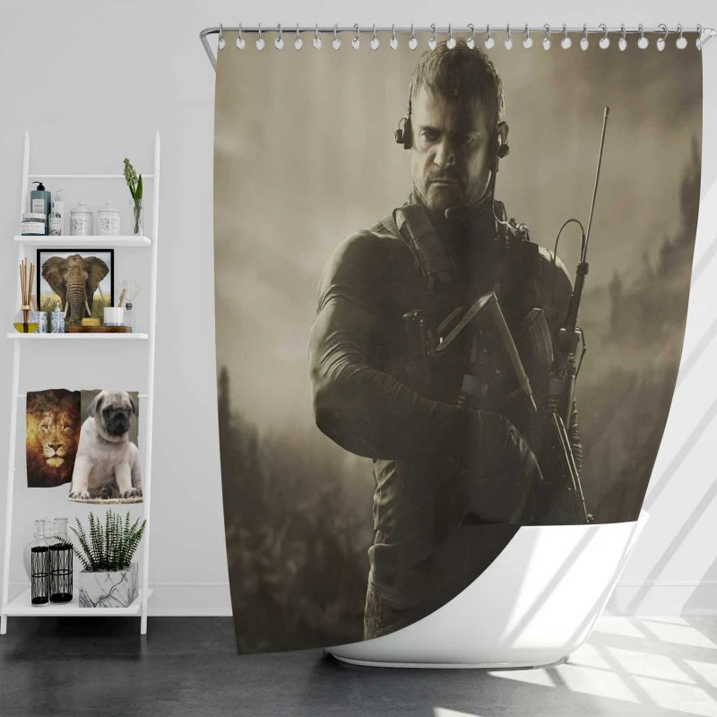 Resident Evil 7 Movie Bath Shower Curtain