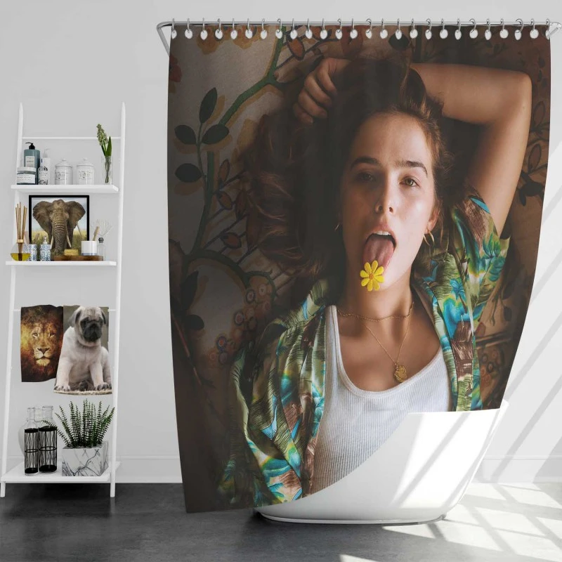 Flower Movie Bath Shower Curtain