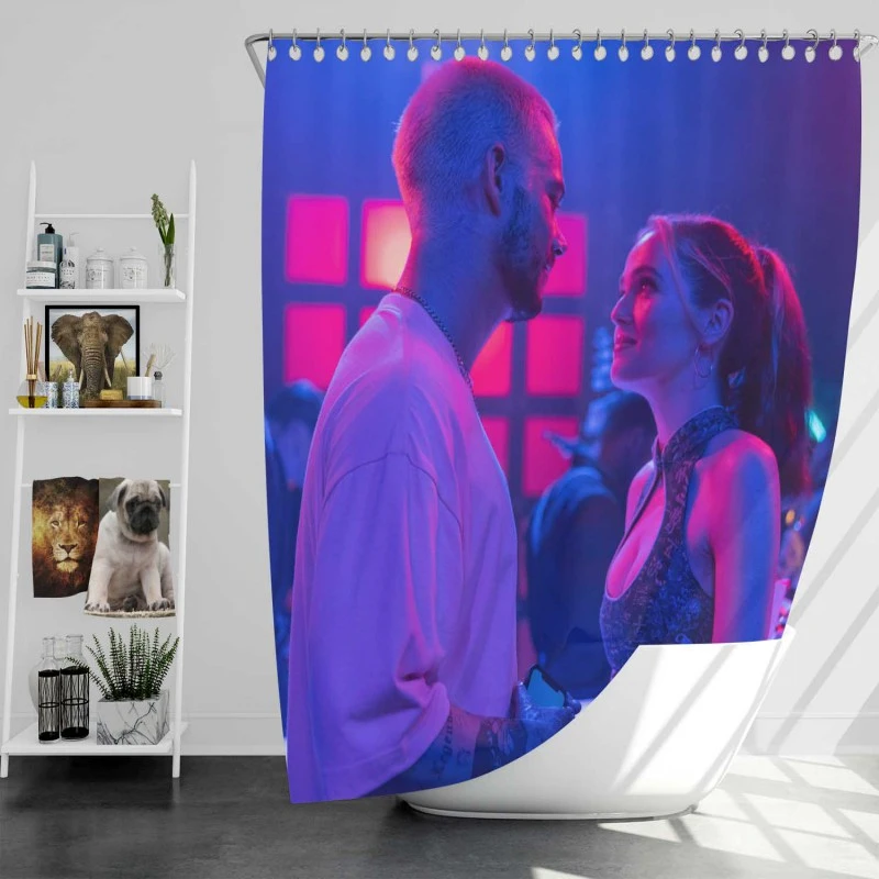 Not Okay Movie Zoey Deutch Dylan Obrien Bath Shower Curtain