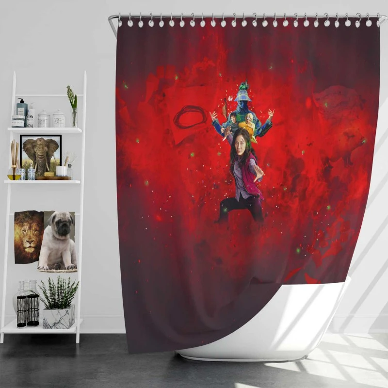 Everything Everywhere All At Once Movie Bath Shower Curtain
