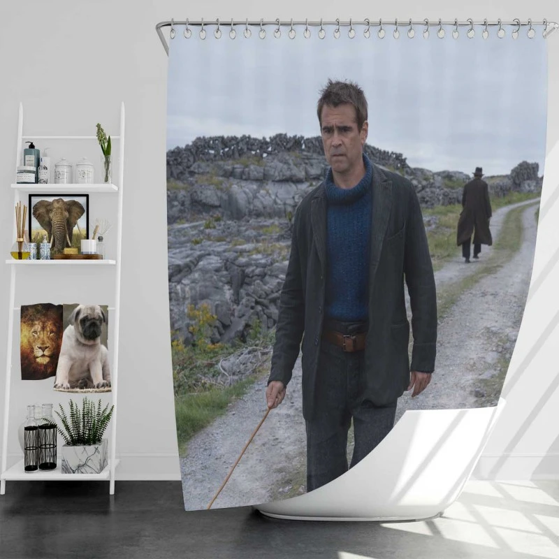 The Banshees Of Inisherin Movie Colin Farrell Bath Shower Curtain