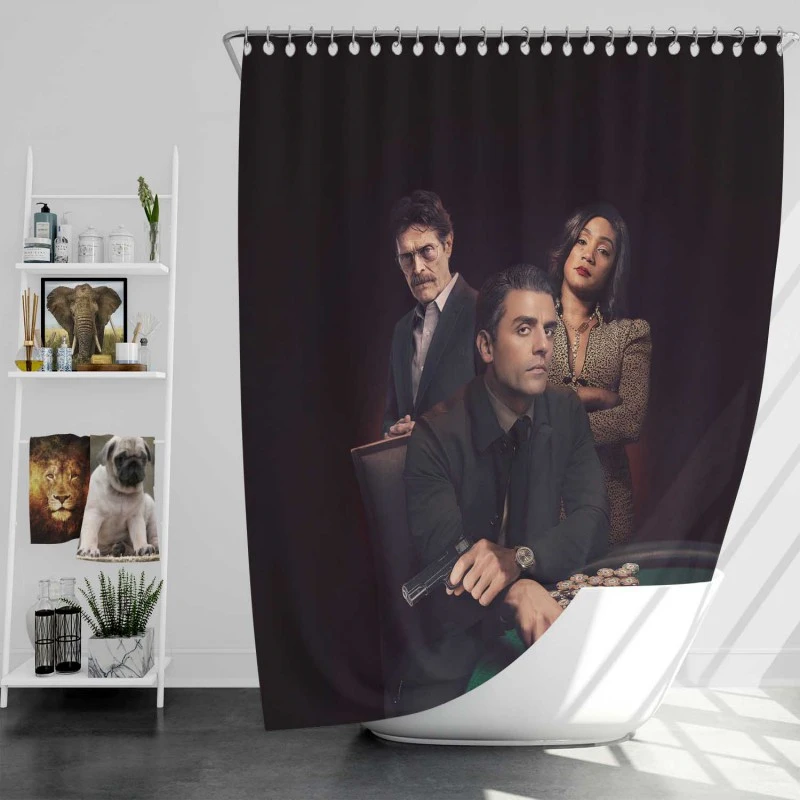 The Card Counter Movie Oscar Isaac Bath Shower Curtain