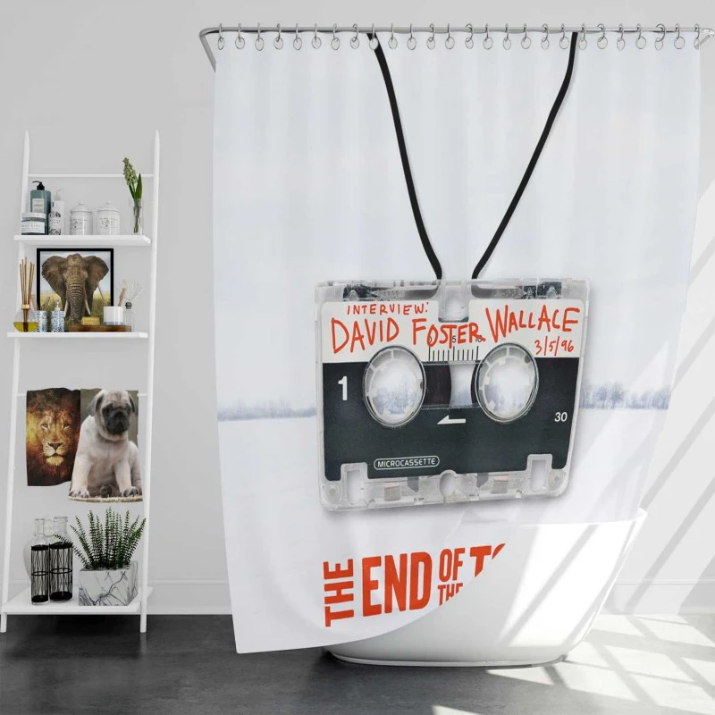 The End Of The Tour Movie Bath Shower Curtain