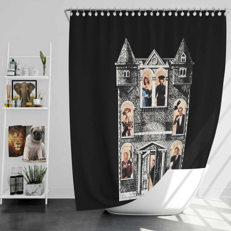 Clue Movie Bath Shower Curtain