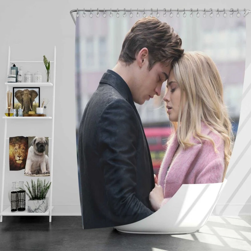 Josephine Langford Hero Fiennes Tiffin In After We Fell Movie Bath Shower Curtain